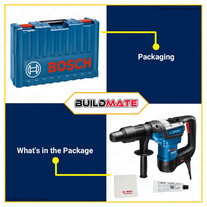 BOSCH Professional 1100W SDS MAX Rotary Hammer Drill with Case 8.5J 40mm GBH 5-40 D 06112690K0