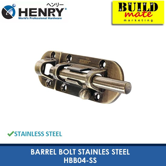 Henry Barrel Bolt 4" HBB4-SS