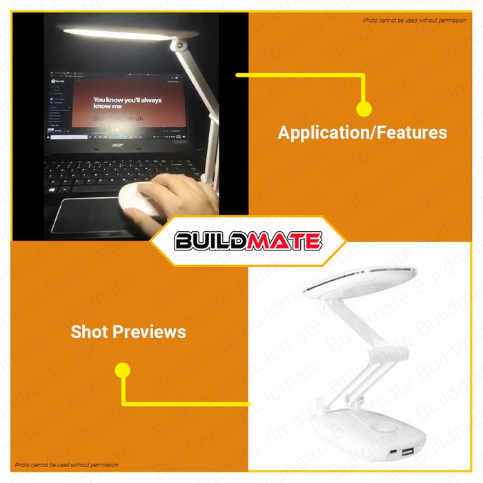 Omni Led Desklamp w/ Powerbank Function AEL300 •BUILDMATE•