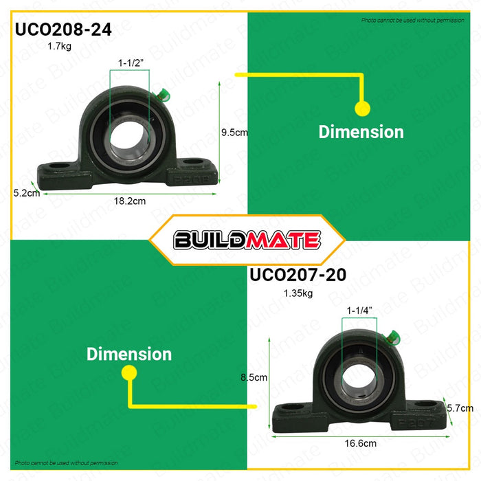 HOYOMA JAPAN Bearing Units for Shafting Pillow Block SOLD PER PIECE 100% ORIGINAL •BUILDMATE• HYMHT