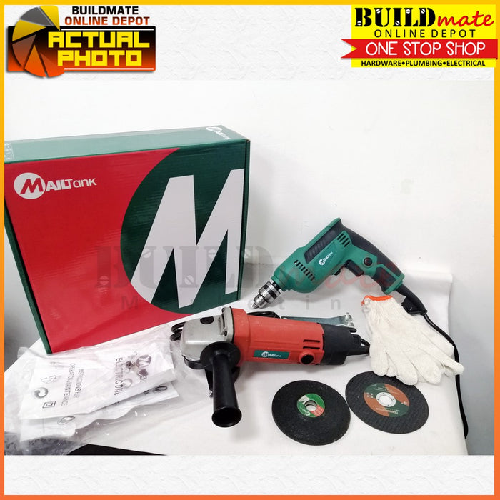MAILTANK COMBO Angle Grinder 600W & Electric Drill 500W