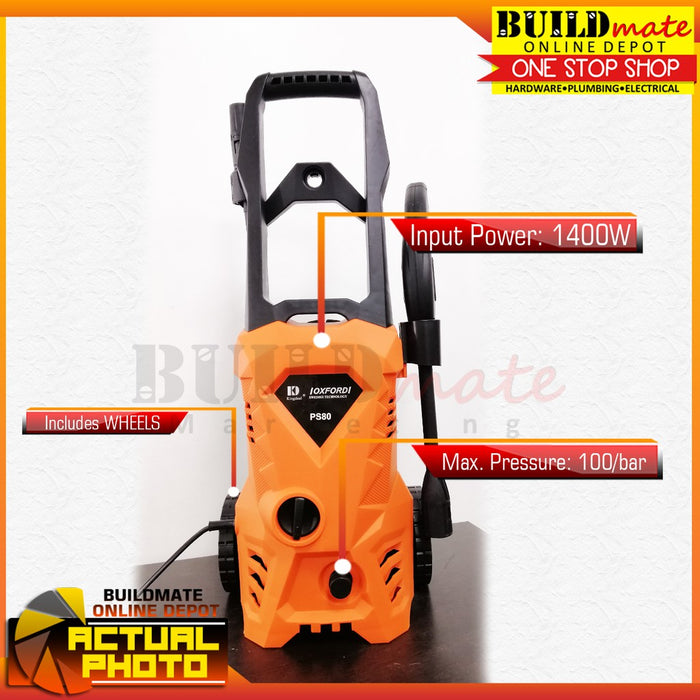 OXFORD Pressure Washer 1400W PS80 Ready to use! •BUILDMATE•