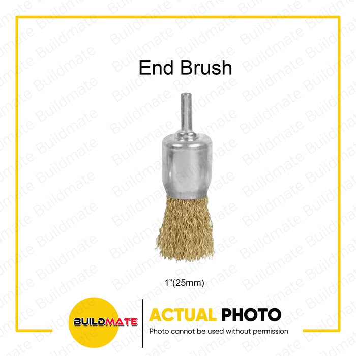 HOTECHE 5 PCS Shaft Mounted Wire Brush Set HTC-591003 •BUILDMATE•