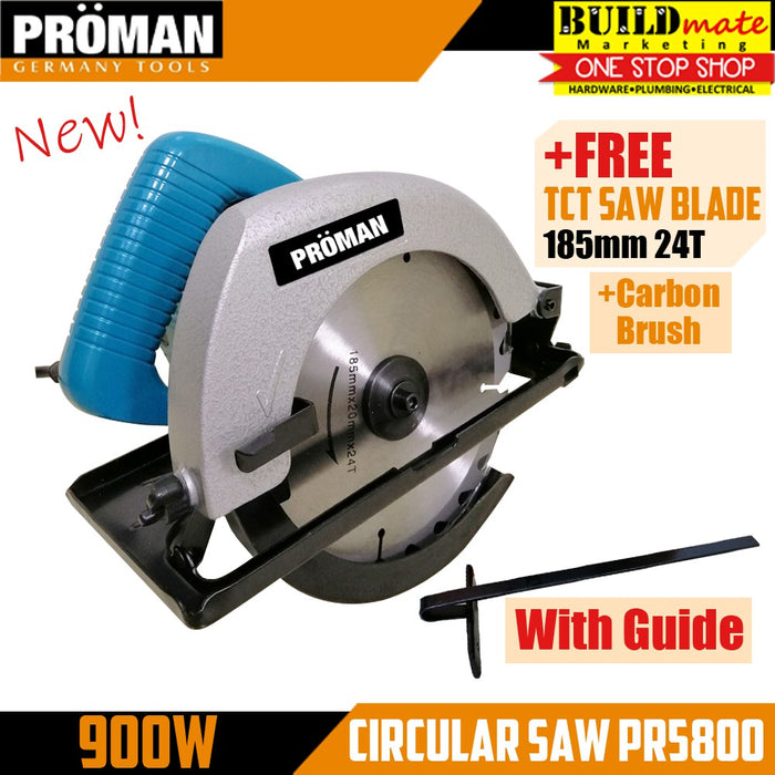 PROMAN Circular Saw 900W PR5800 +FREERUBBERGLOVES •BUILDMATE•