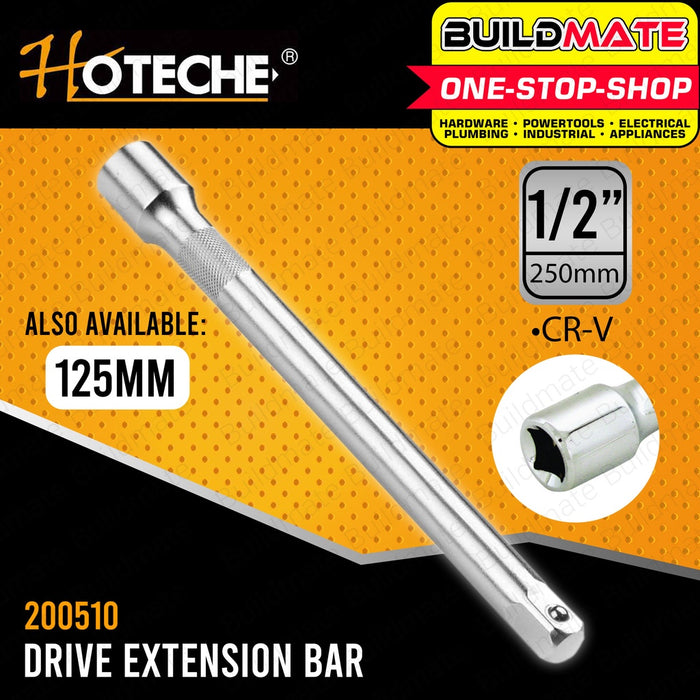 Hoteche 1/2" inches Drive Extension Bar 250mm Cr-V HTC-200510 100% ORIGINAL / AUTHENTIC •BUILDMATE•