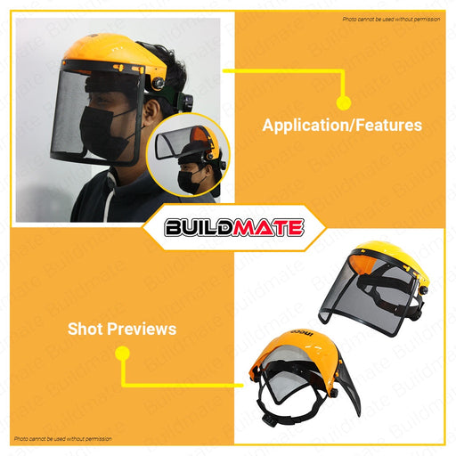 INGCO Mesh Visor Face Shield HFSPC21 100% ORIGINAL / AUTHENTIC •BUILDMATE• HT2