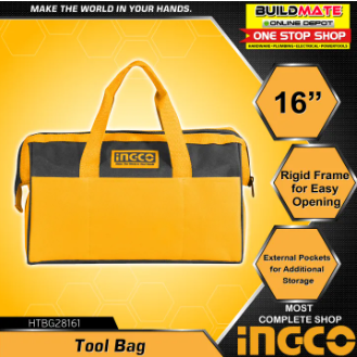 INGCO Tool Bag 16" HTBG28161 •BUILDMATE• IHT