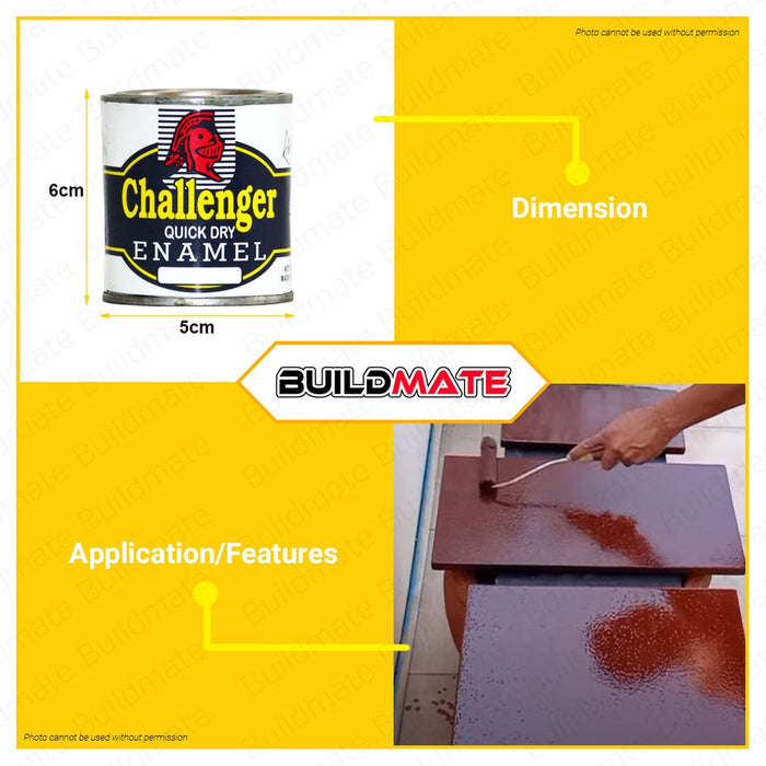CHALLENGER Quick Dry Enamel Paint 60CC SOLD PER PIECE •BUILDMATE•