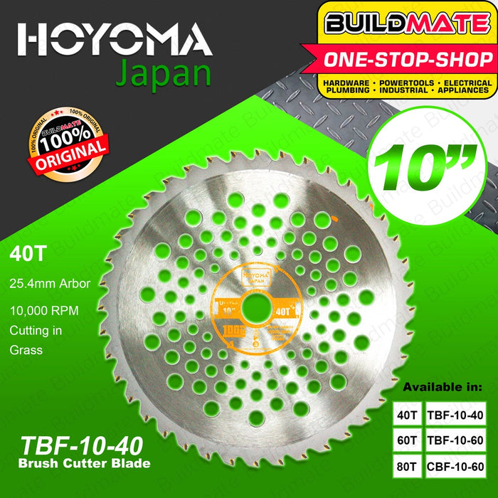 HOYOMA JAPAN Brush Cutter Blade 10" SOLD PER PIECE 100% ORIGINAL / AUTHENTIC •BUILDMATE•