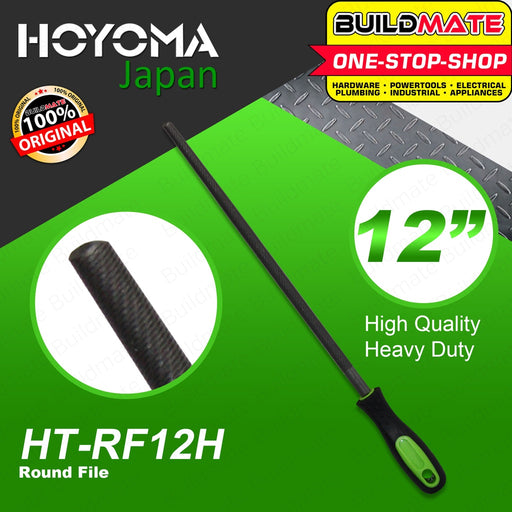 HOYOMA JAPAN Round File 12" HT-RF12H •BUILDMATE•