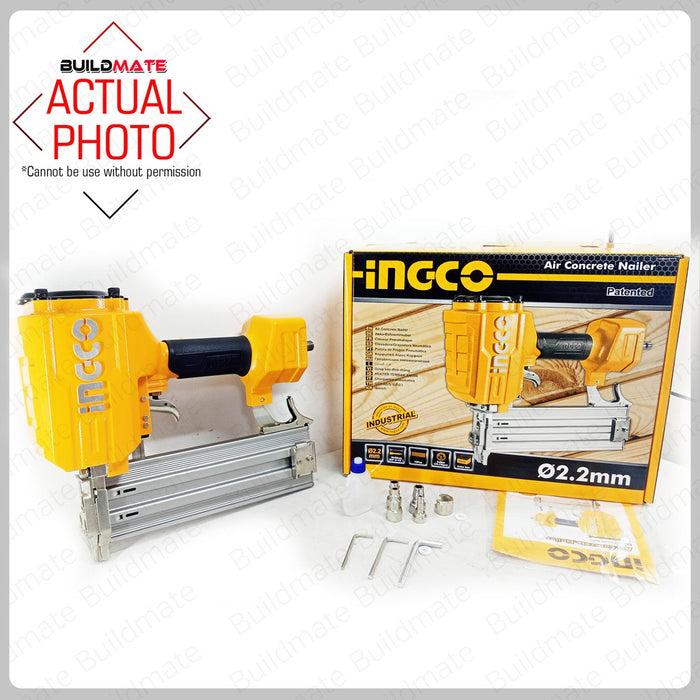 INGCO Air Concrete Nailer ACN18641 +FREE TAPEMEASURE & GLOVES •BUILDMATE• IHT