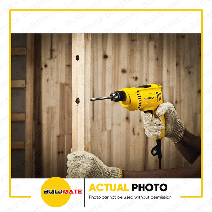 STANLEY Slim Rotary Electric Drill 300W 6.5mm SDR3006-B1 •BUILDMATE• SPT