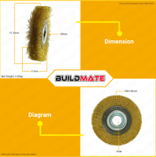 LOTUS 6" Metal Circular Brush LTXT150CBX •BUILDMATE•