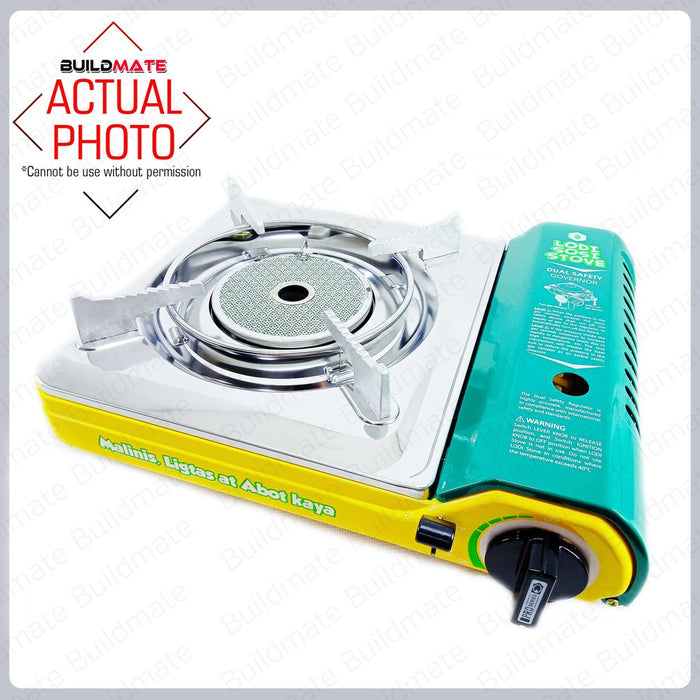 LODI LPG SOSI Stainless Ceramic Burner Gas Stove with Case for Samgyumpsal LPGS-08S •BUILDMATE•