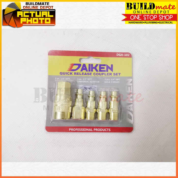 Daiken Quick Release Coupler 5PCS/SET DGA102 •BUILDMATE•