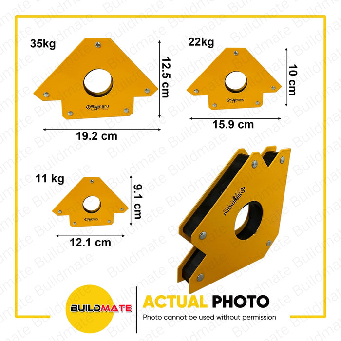 SHIMARU JAPAN Magnetic Welding Magnet Positioner Holder 3" | 4" | 5" SOLD PER PIECE •BUILDMATE•