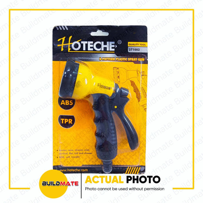 HOTECHE  8 Pattern Plastic Spray Gun 371002 •BUILDMATE•