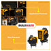 INGCO 3D All Lines Green Laser Beams Line Level 5000MAH HLL255267 •BUILDMATE• IPT