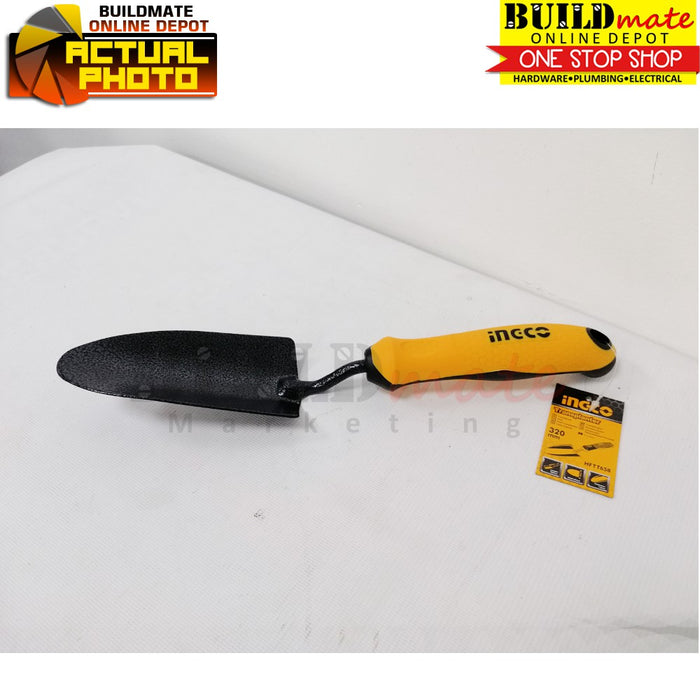 BUILDMATE Ingco Transplanter 320mm Trowel Carbon Steel Garden Trowel Hand Tools Plant HFTT658 • IHT