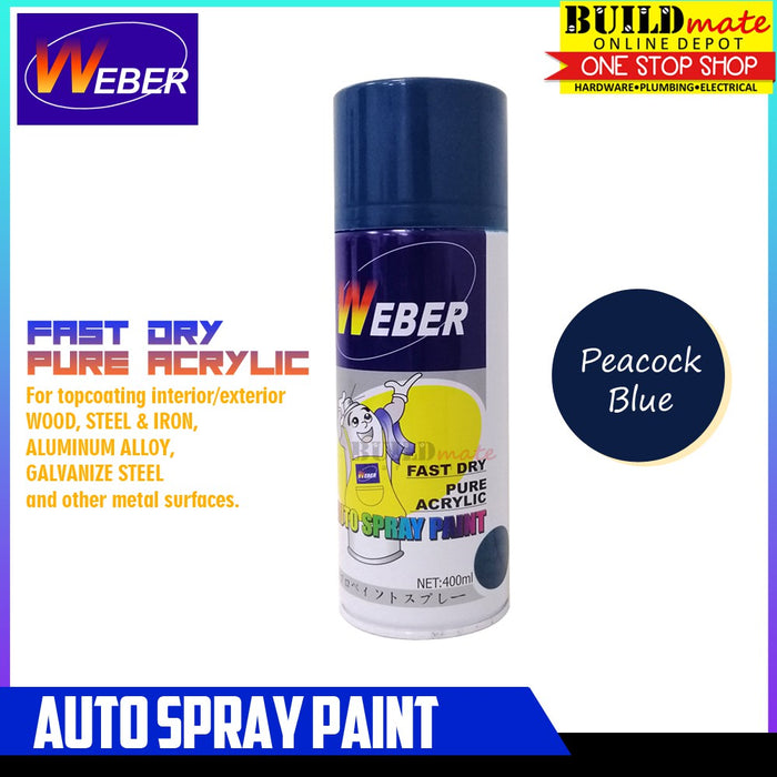 WEBER Auto Spray Paint 400ml PURE ACRYLIC