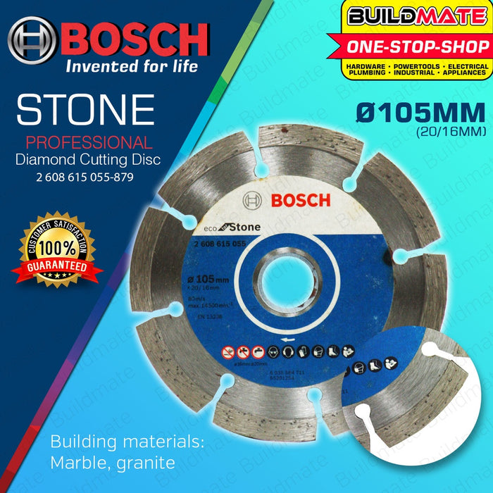 BUILDMATE Bosch 4" Inch Diamond Cutting Disc Blade Wheel Eco / Standard for Stone Marble Granite - BAX