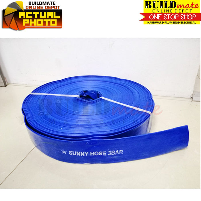 SUNNY 4" Duct Suction Flat Hose 10m/20m/30m/40m/50m •BUILDMATE•