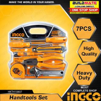 Inka Building/tools INGCO Hand Tools Set 7PCS/SET HKTH10807 •BUILDMATE• IHT — Buildmate
