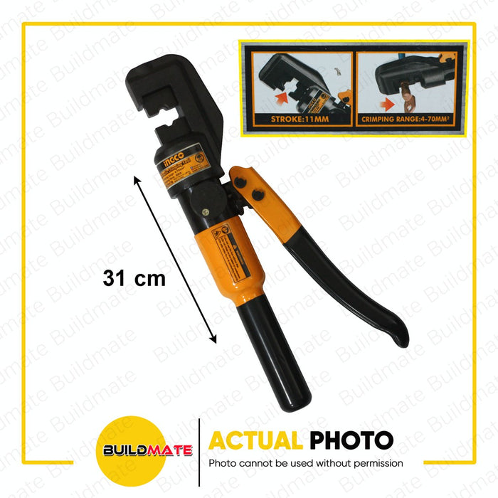 INGCO Hydraulic Crimping Tool 11mm HHCT0170 •BUILDMATE• IHT