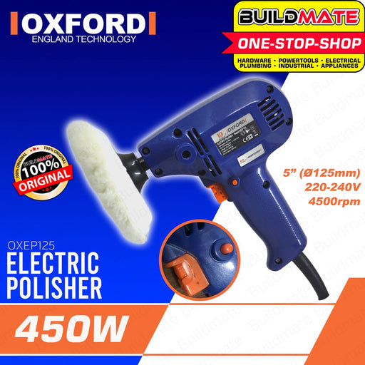 OXFORD England Electric Polisher 450W 5" Ø125mm OXEP125 / HOYOMA GV5000 •BUILDMATE•