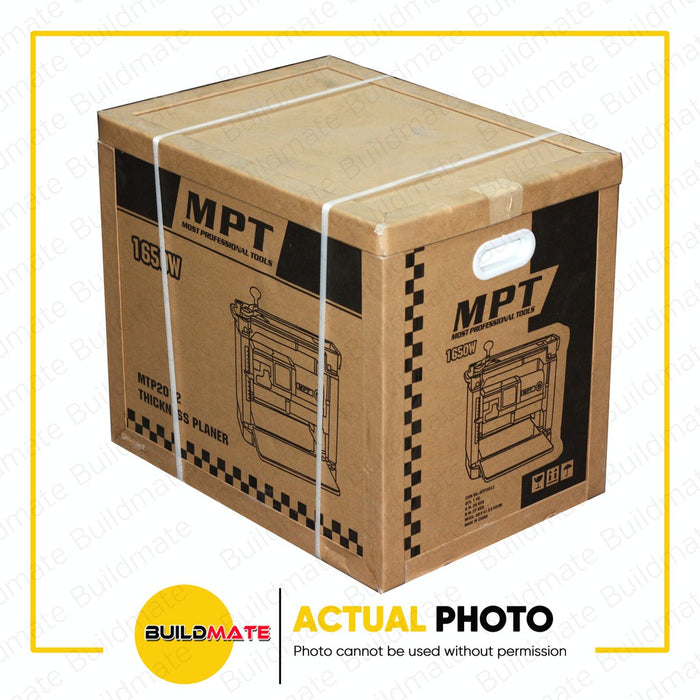 MPT Thickness Planer 1650W MPT2012 Most Professional Tools •BUILDMATE•