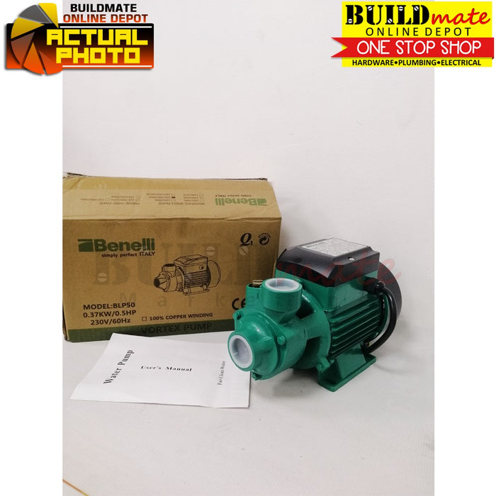 Water Peripheral Jet Booster Pump 0.5HP QB-60 QB60 M AQUA / FUJIMA / MARFLO •BUILDMATE•