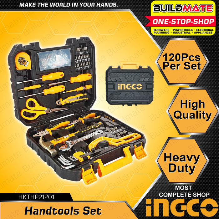 INGCO 120 PCS Handtools Hand Tools Set HKTHP21201 •BUILDMATE• IHT