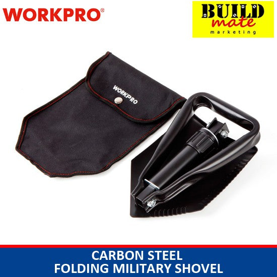 WORKPRO Carbon Steel Folding Military Shovel