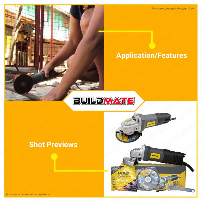 [COMBO] SALE LOTUS TATAKPOGI Impact Hammer Drill & Angle Grinder HD750X + SG750X •BUILDMATE• LPT