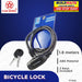 STAR WHEEL Bicycle Bike Cable Lock 1M #TY509 | 1.8M #TY510 100% ORIGINAL / AUTHENTIC •BUILDMATE•