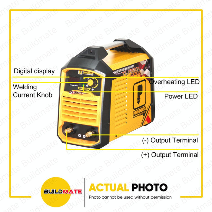 POWERHOUSE USA Inverter Type Welding Machine TURBOXMAXX 300A SERIES MMA-300AMP •BUILDMATE• PHWM