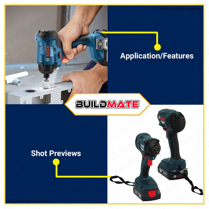 BOSCH Professional Impact Driver /Drill /Wrench 18V GDR 180-LI 06019G51K0 AUTHENTIC •BUILDMATE• BLC