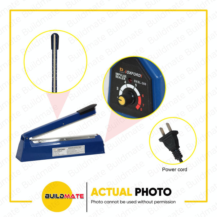 OXFORD Impulse Sealer 12" Plastic Body OXSL300-12" •BUILDMATE•