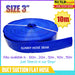 SUNNY 3" Duct Suction Flat Hose 10 METERS