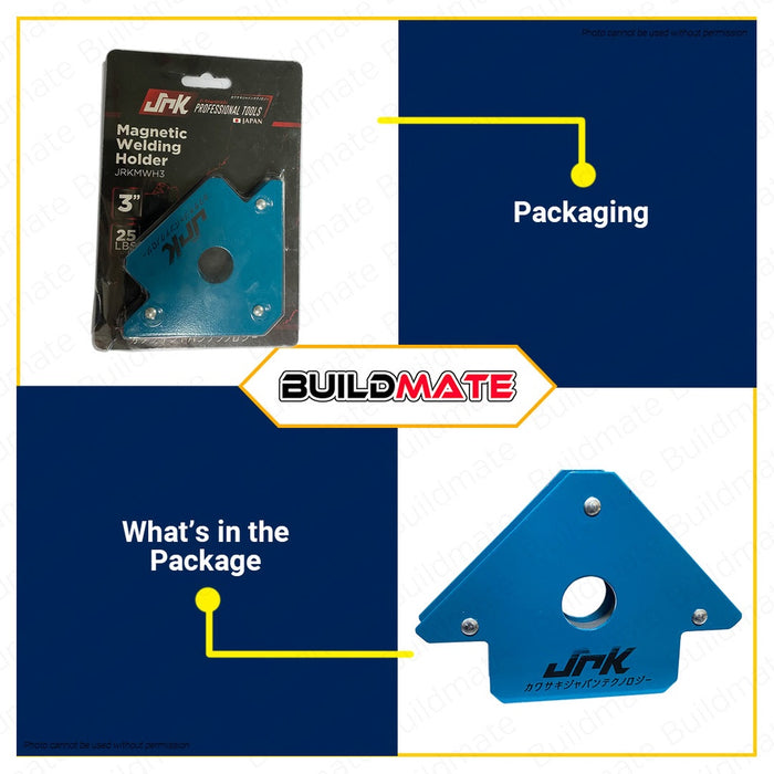 JR KAWASAKI Magnetic Welding Holder 3" •BUILDMATE•