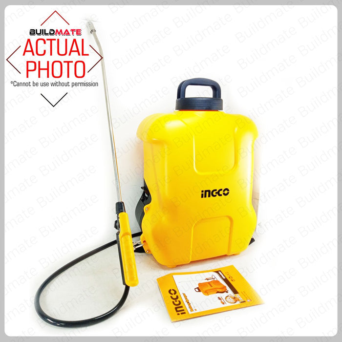INGCO Cordless Battery Agricultural Knapsack Sprayer 16L 20V CSPLI2001 POWERSHARE IPT