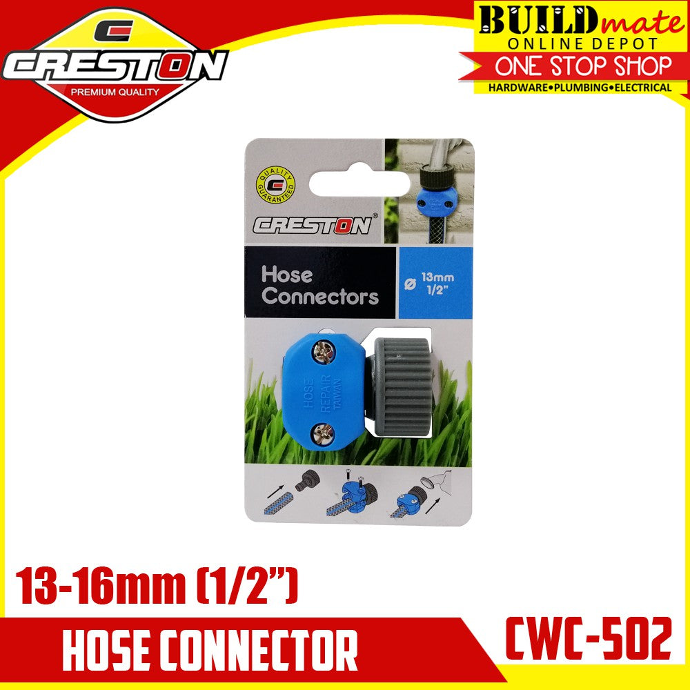 CRESTON Hose Connector for Garden Hose 13mm 1/2