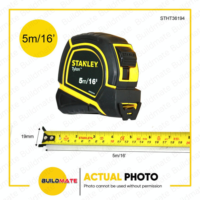 STANLEY Steel TYLON Measuring Tape Measure 5 meters 8 meters / Measuring Tape 5m/16ft , 8m/26ft SHT