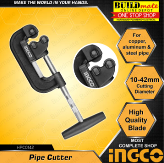 INGCO Pipe Cutter 10-42mm (1/8"-1 1/4") HPC0142  •BUILDMATE• IHT