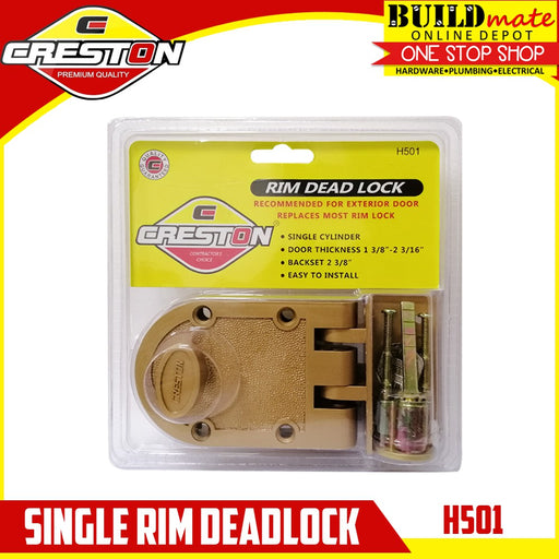 CRESTON Single Rim Dead Lock H501