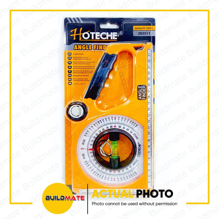 HOTECHE Angle Finder with Magnet 250mm 283511 •BUILDMATE•