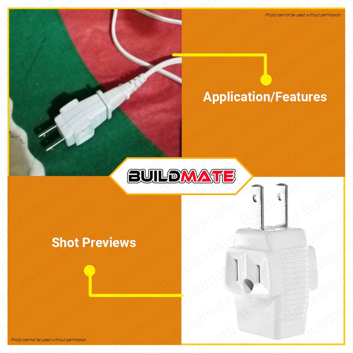 OMNI Triple Cube Adapter 6A 250V WCA-003 •BUILDMATE•