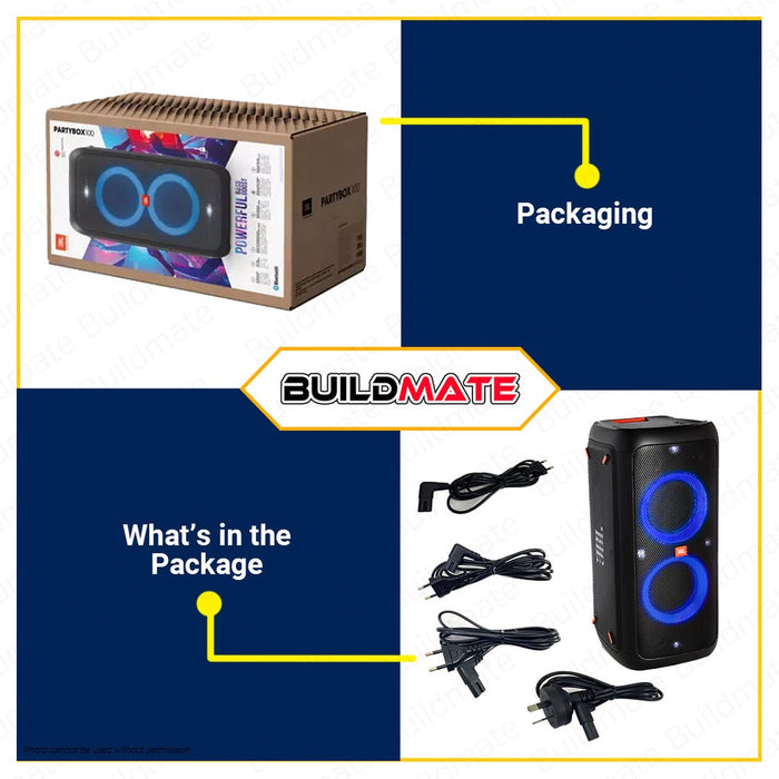 JBL Party Box 100 Rechargeable Wireless Bluetooth Speaker •BUILDMATE•