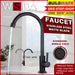 WSDA Stainless Steel Matte Black Single Cold Kitchen Faucet Lavatory Type SF-201BK •BUILDMATE•