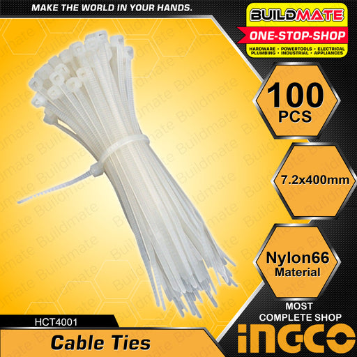 INGCO Nylon Cable Ties HCT4001 •BUILDMATE• HT2